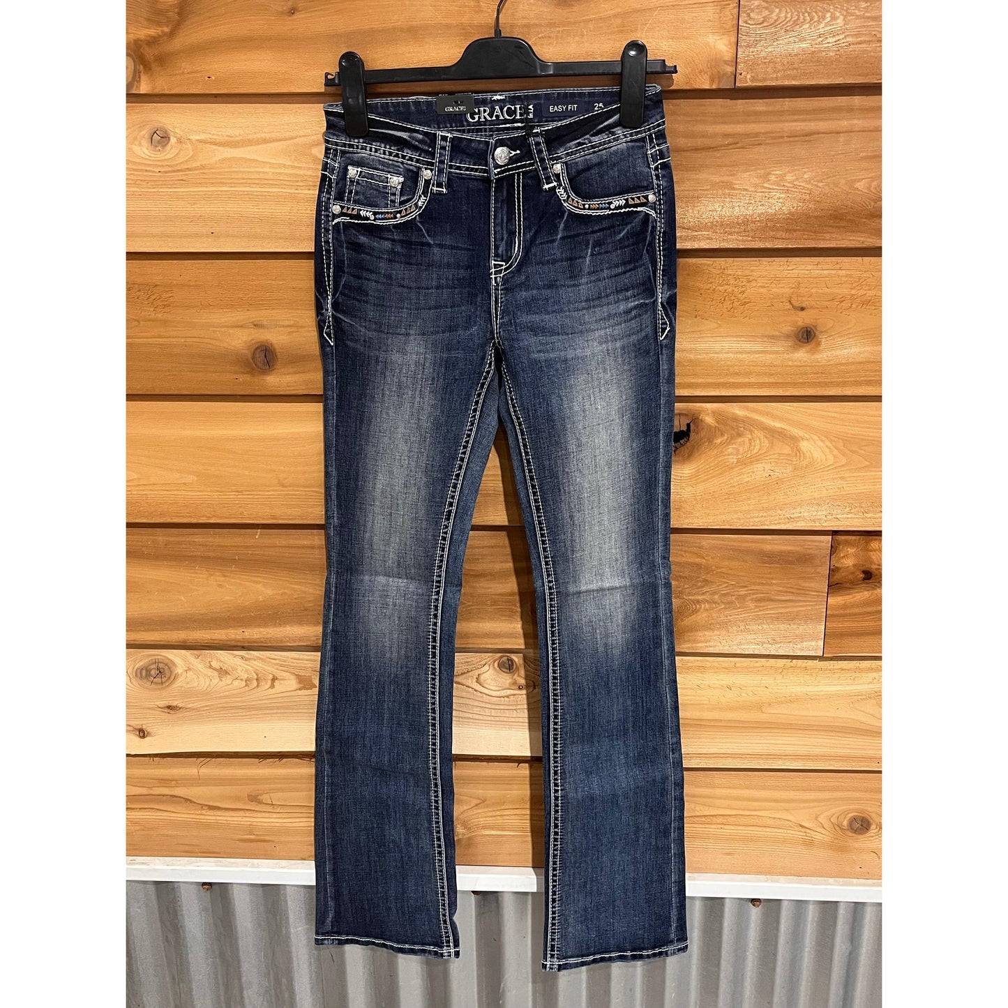 Grace in LA Women's Aztec Modify Jeans