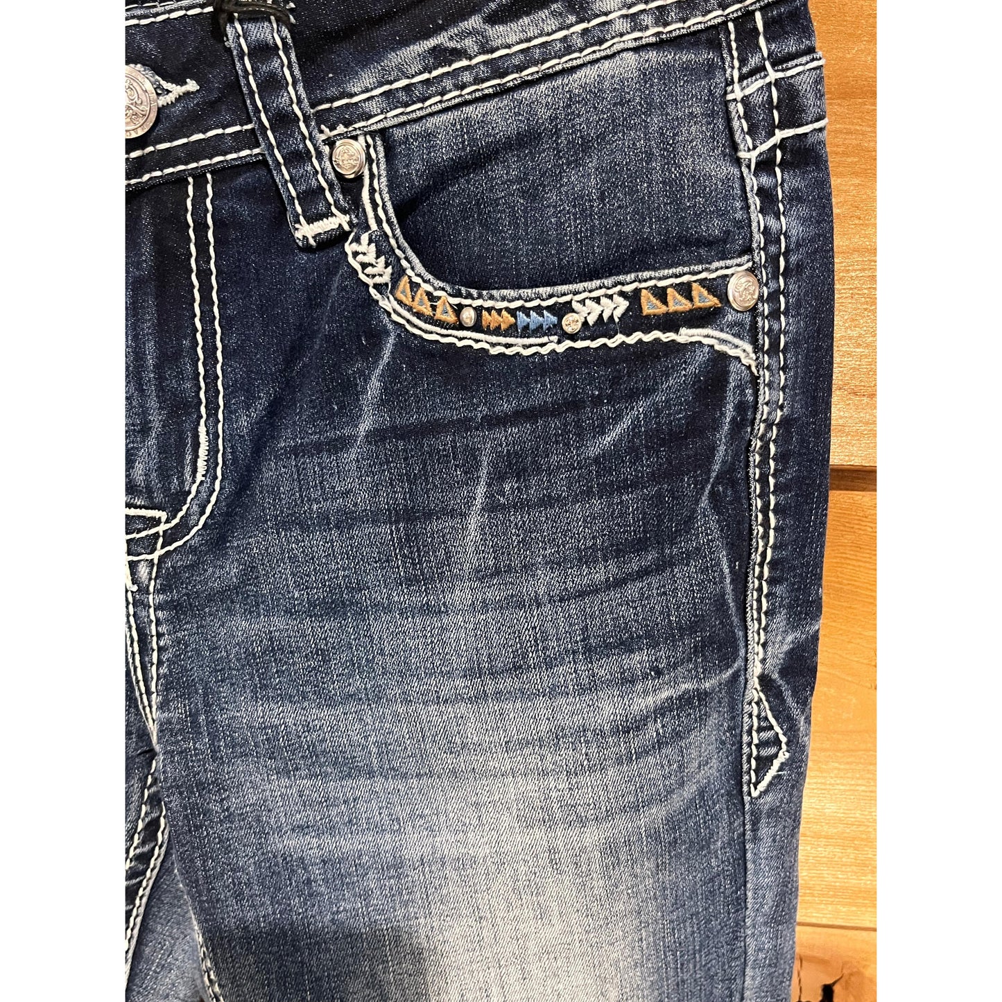 Grace in LA Women's Aztec Modify Jeans
