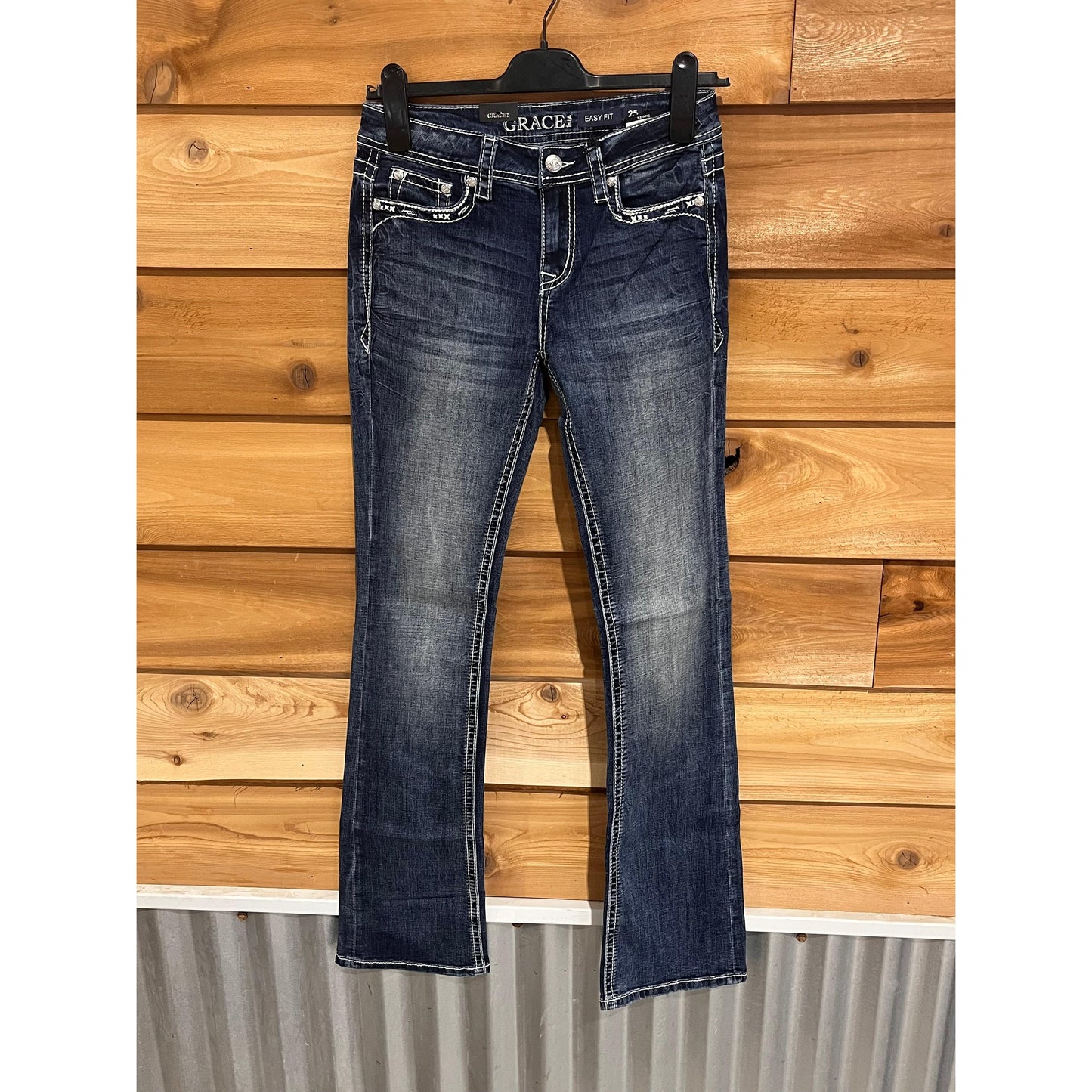 Grace in LA Women's Steer Head Nu Jeans