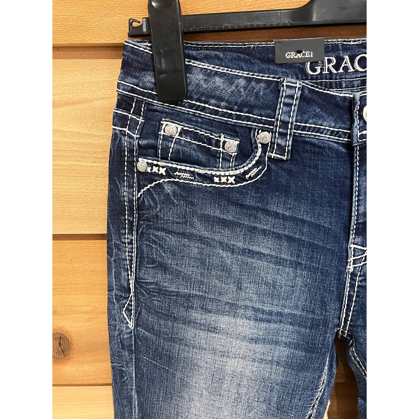 Grace in LA Women's Steer Head Nu Jeans