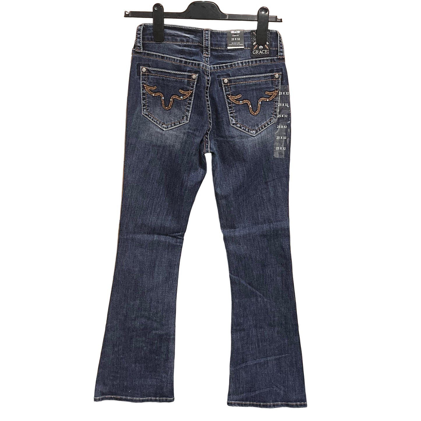 Grace in LA Women's Aztec Emblem Jeans