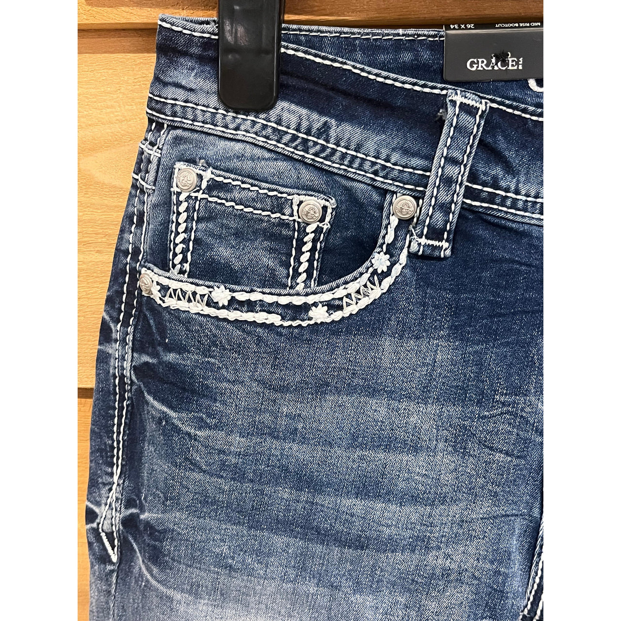 Grace in LA  Women's Paisley Emblem - Jeans