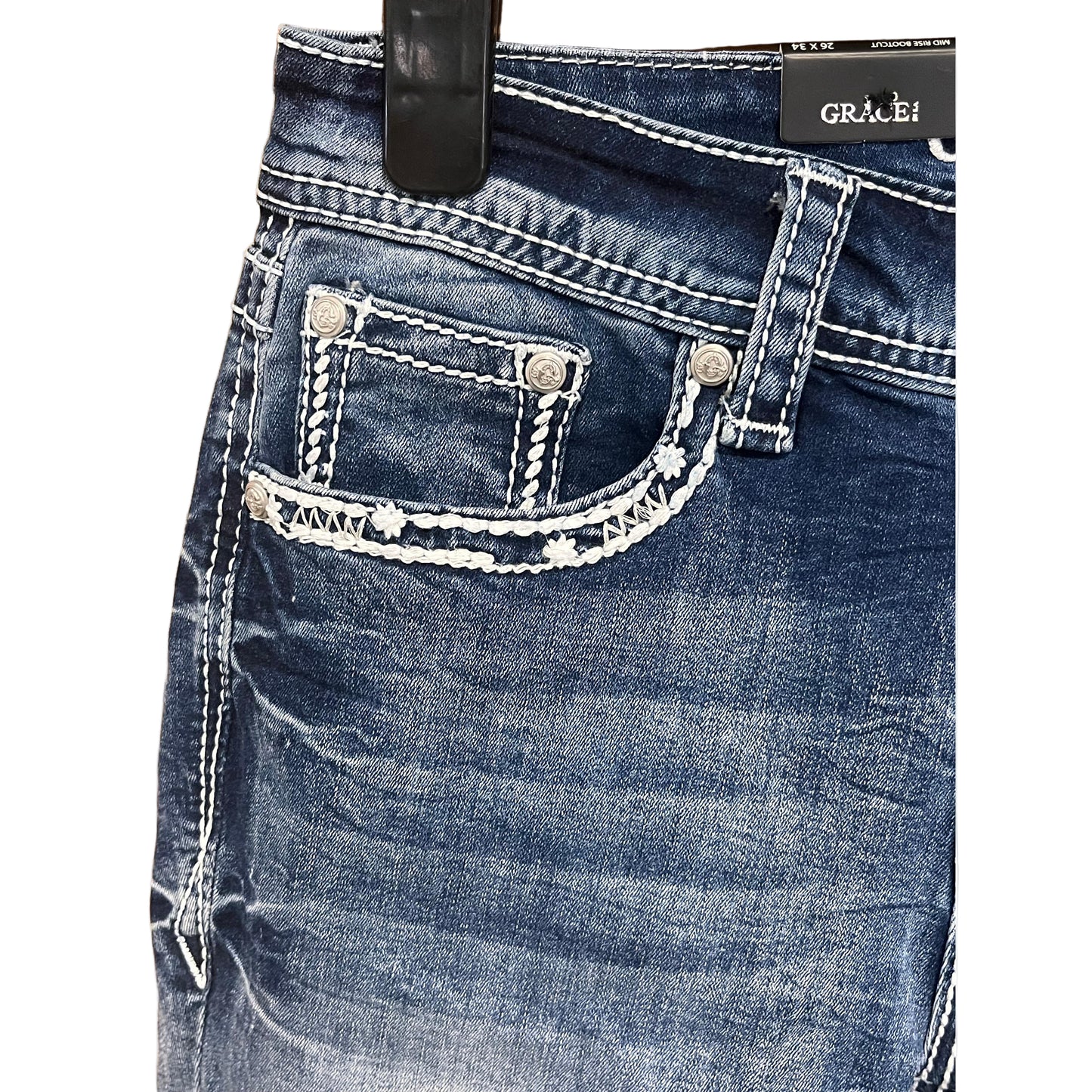 Grace in LA  Women's Paisley Emblem - Jeans