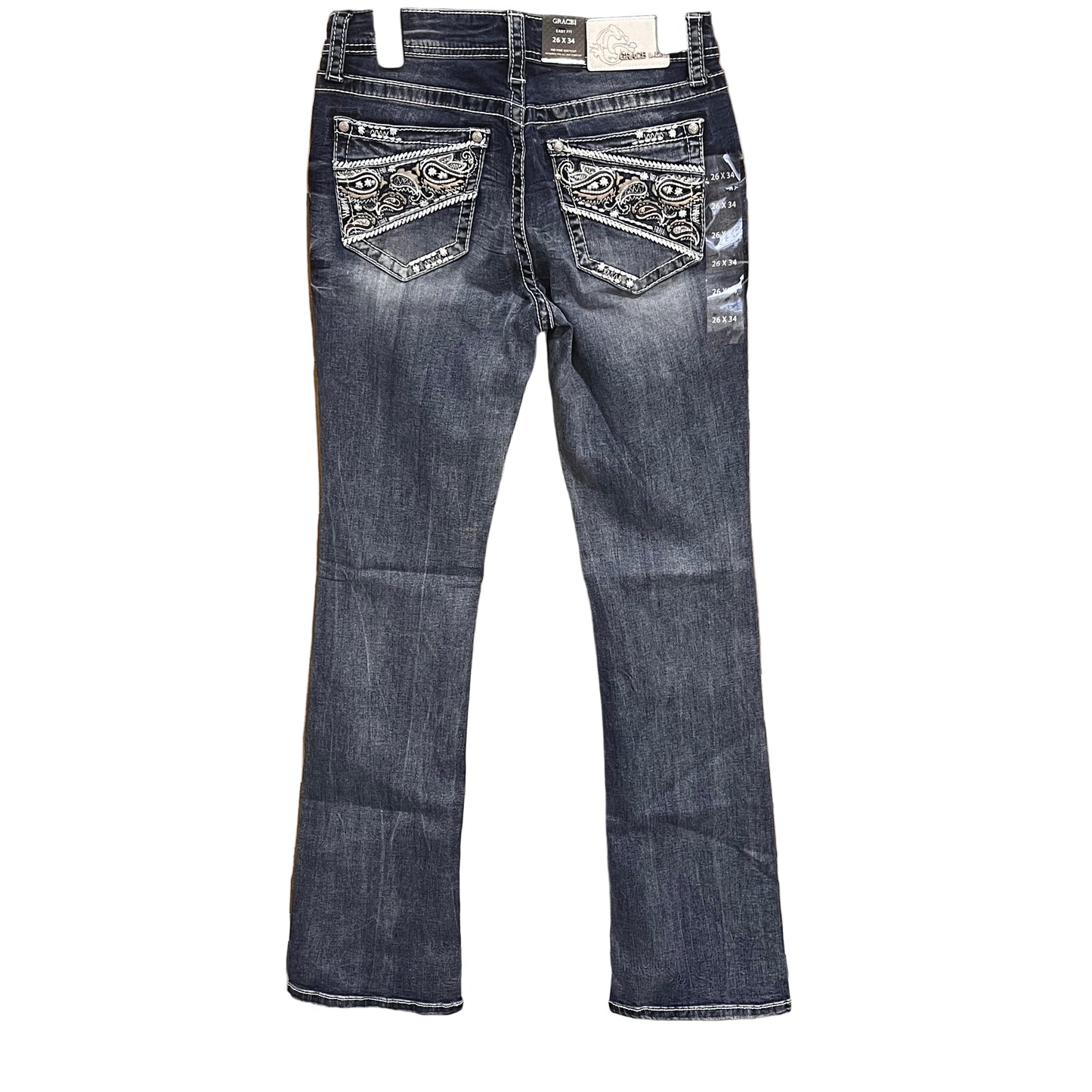 Grace in LA  Women's Paisley Emblem - Jeans