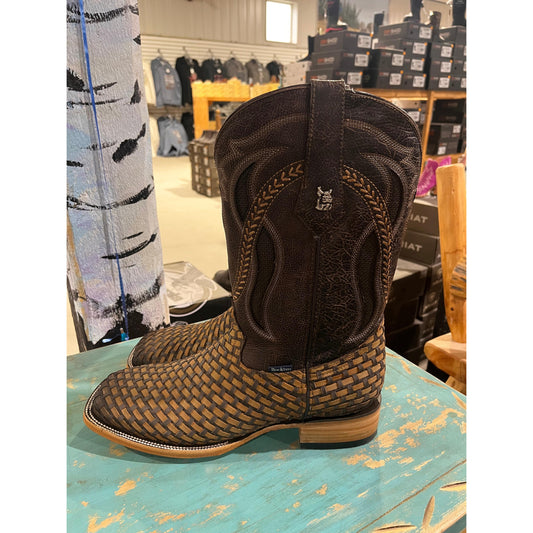 Rock'em Men's Hungria Choco/Tan Western Boots