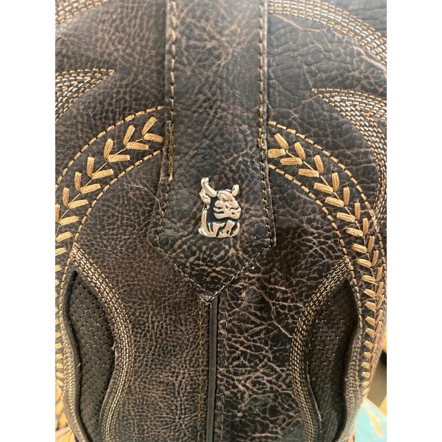 Rock'em Men's Hungria Choco/Tan Western Boots