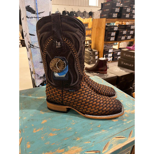 Rock'em Men's Hungria Choco/Honey Western Boots