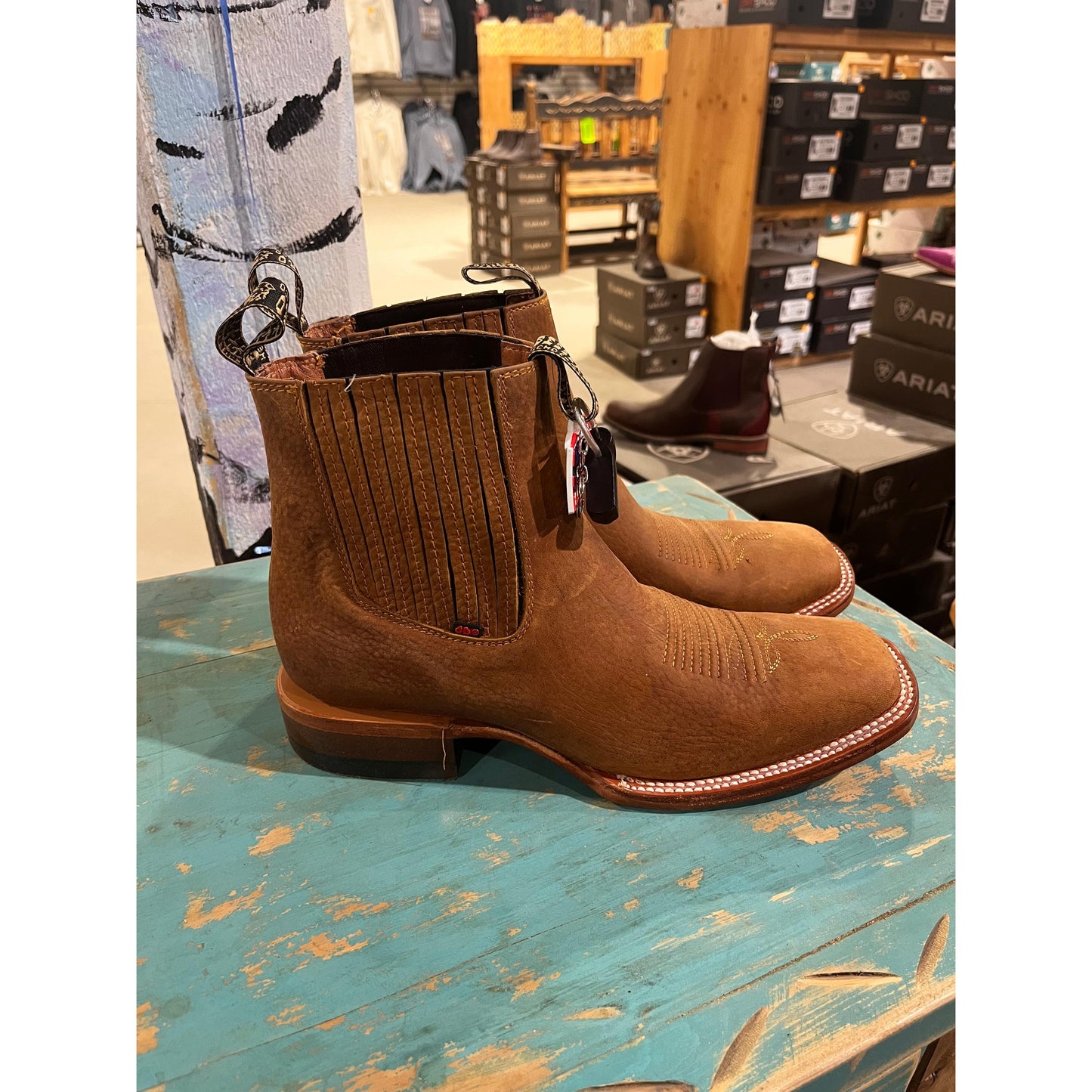 Rock'em Besserro Men's Rhino Square Toe Boots