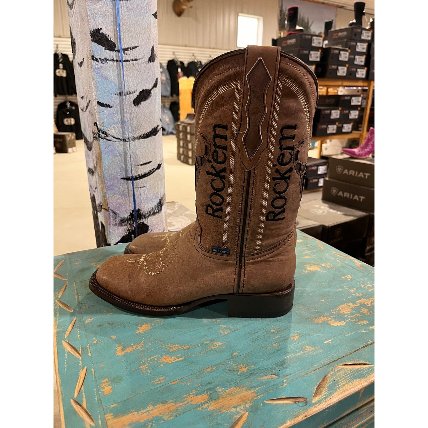 Rock'em Men's Cabra Orix Western Boots