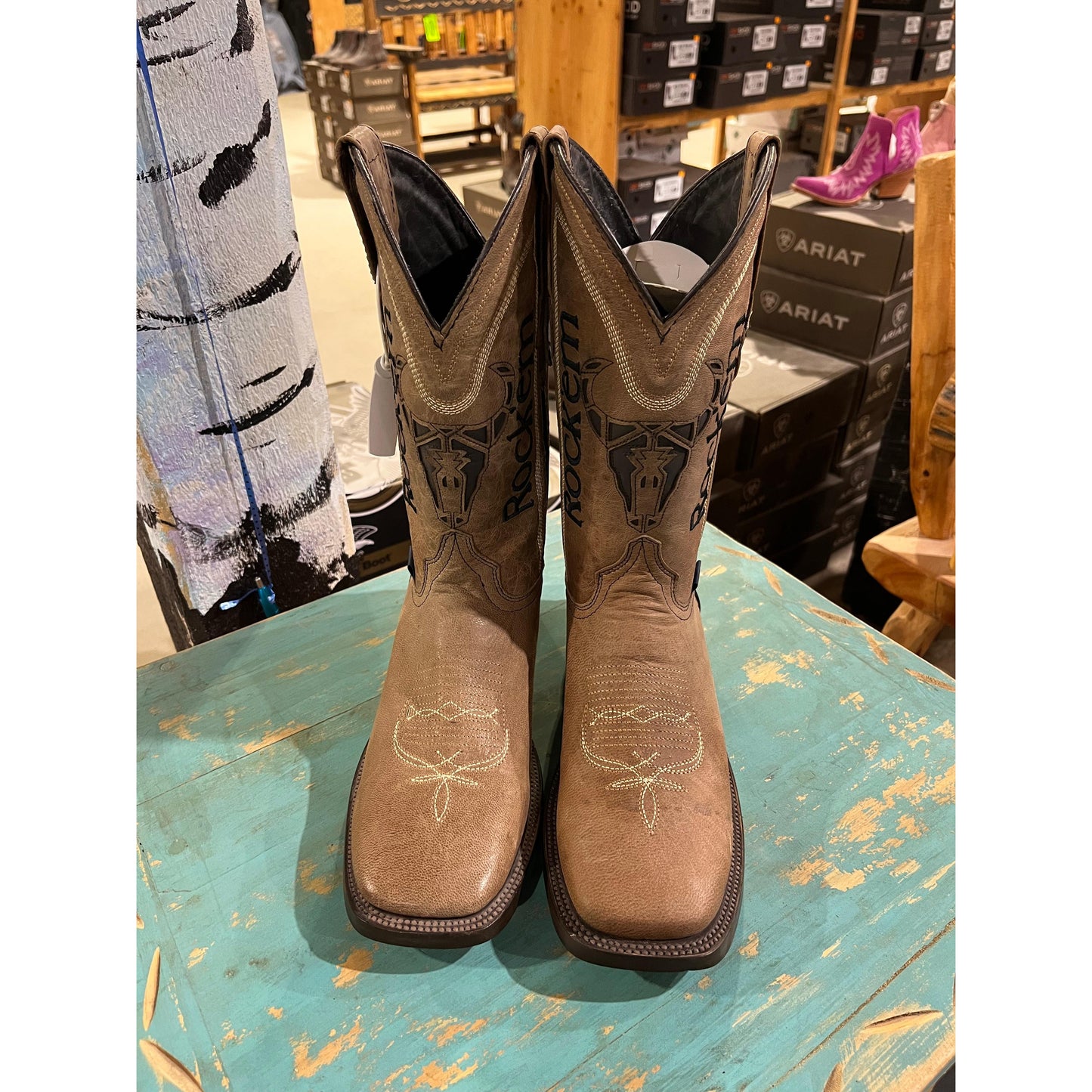 Rock'em Men's Cabra Orix Western Boots