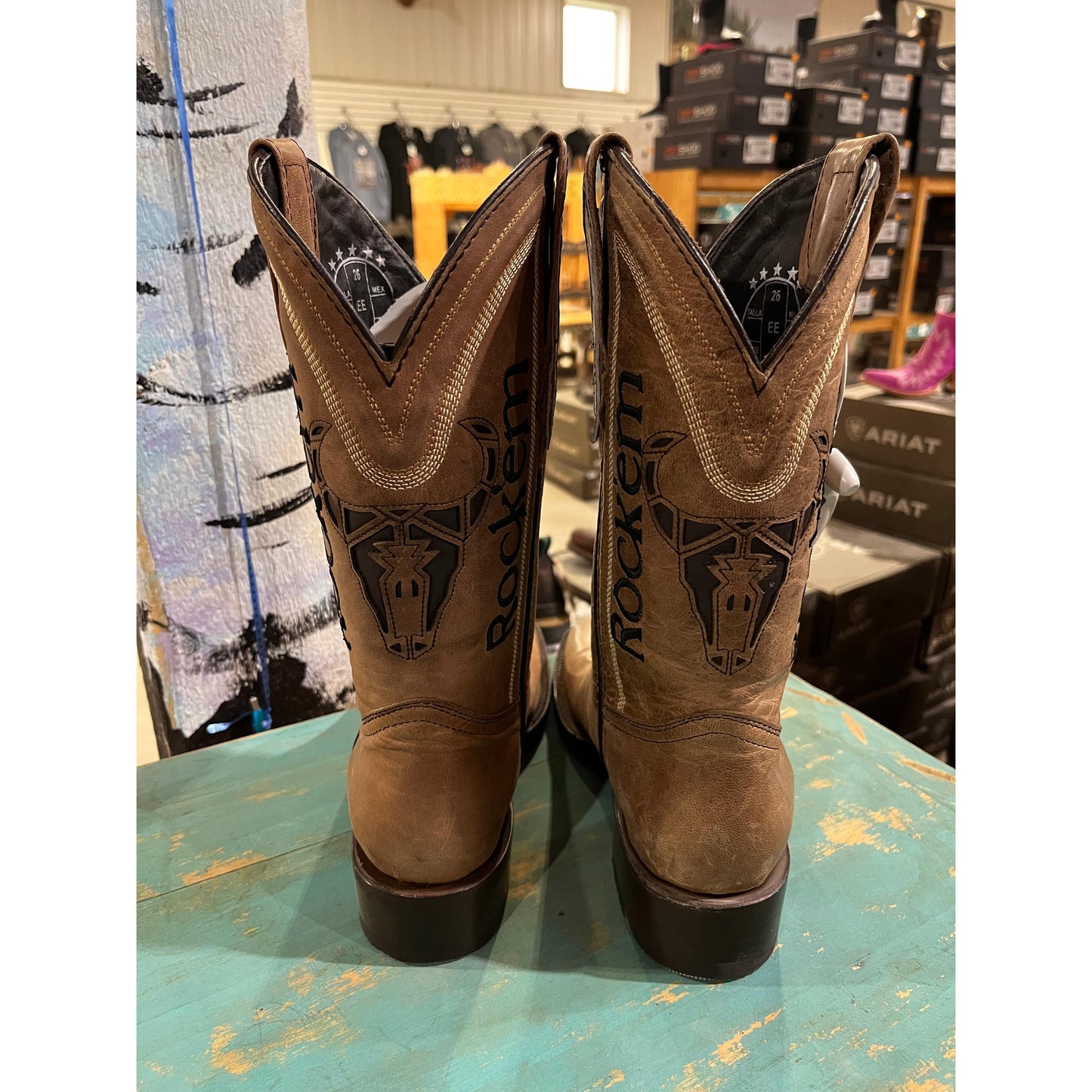Rock'em Men's Cabra Orix Western Boots