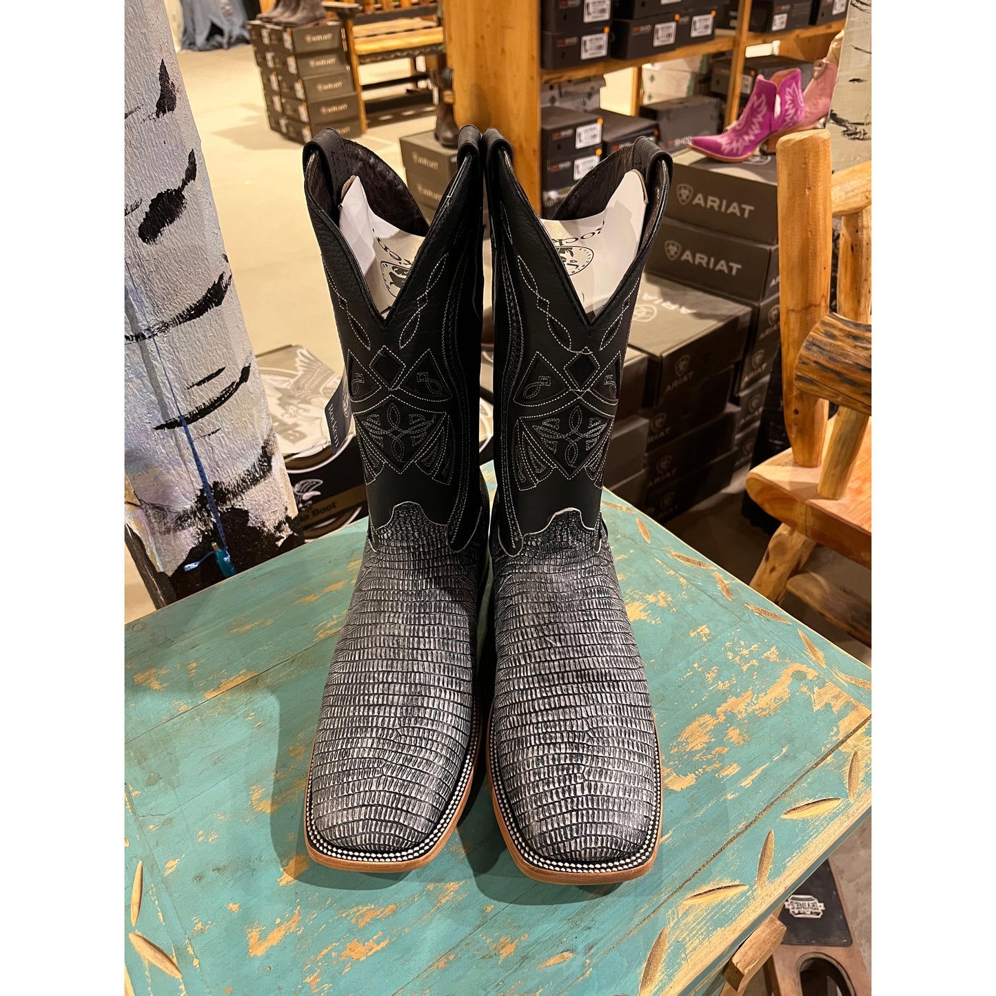 Rock'em Men's Lizard Negro - Rust