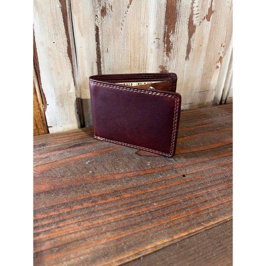 Rugged Earth Leather Wallet - Brown