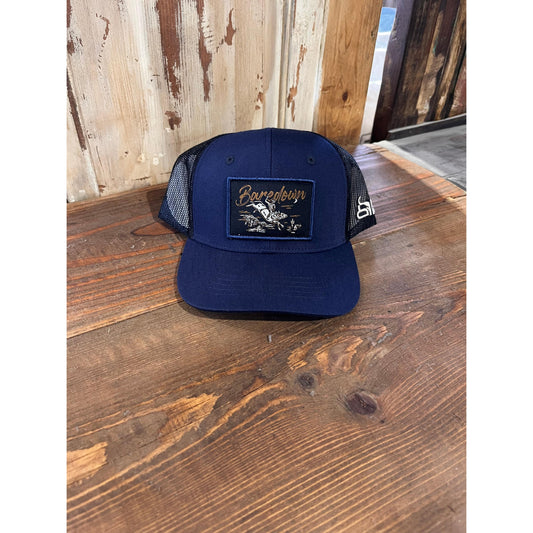 Baredown Brand Big Bucks Youth Curved Cap - Blue