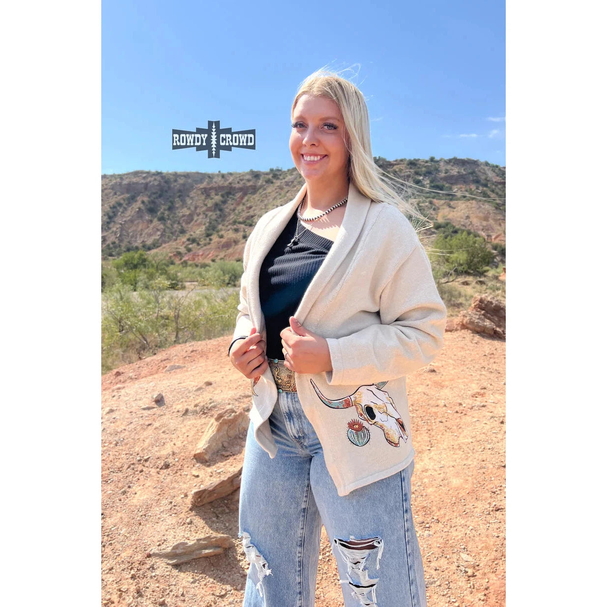 Rowdy Crowd Women's The Rancher Cardigan