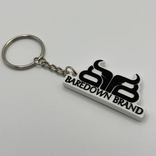 Baredown Brand Silicone Logo Keychain