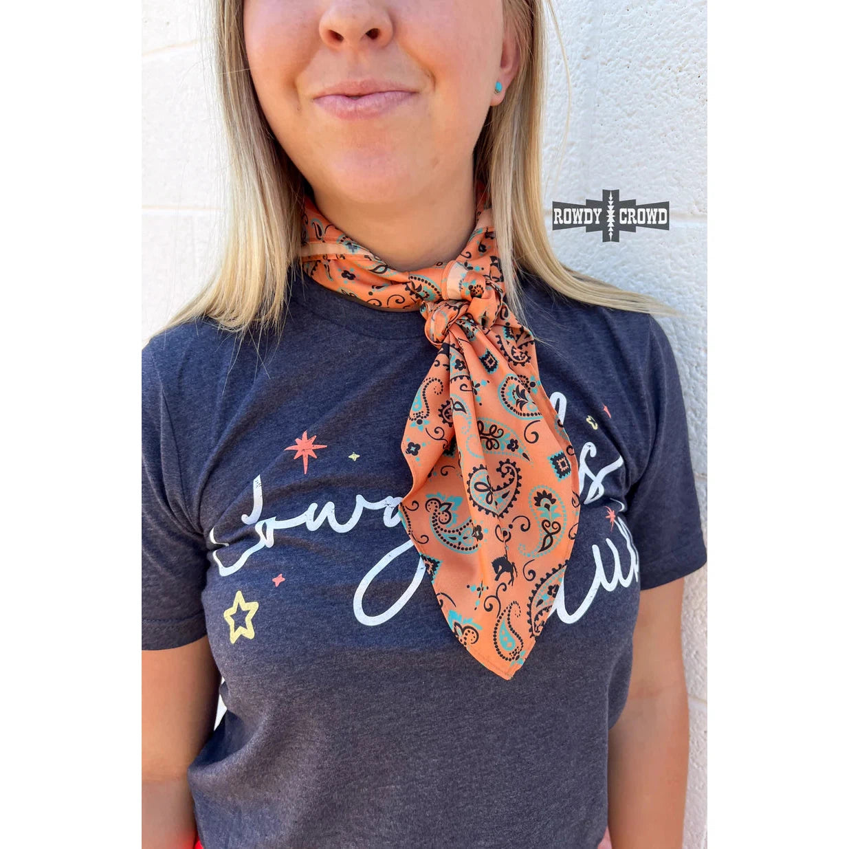 Rowdy Crowd 26x26 Wild Rag - Blazin' Trails