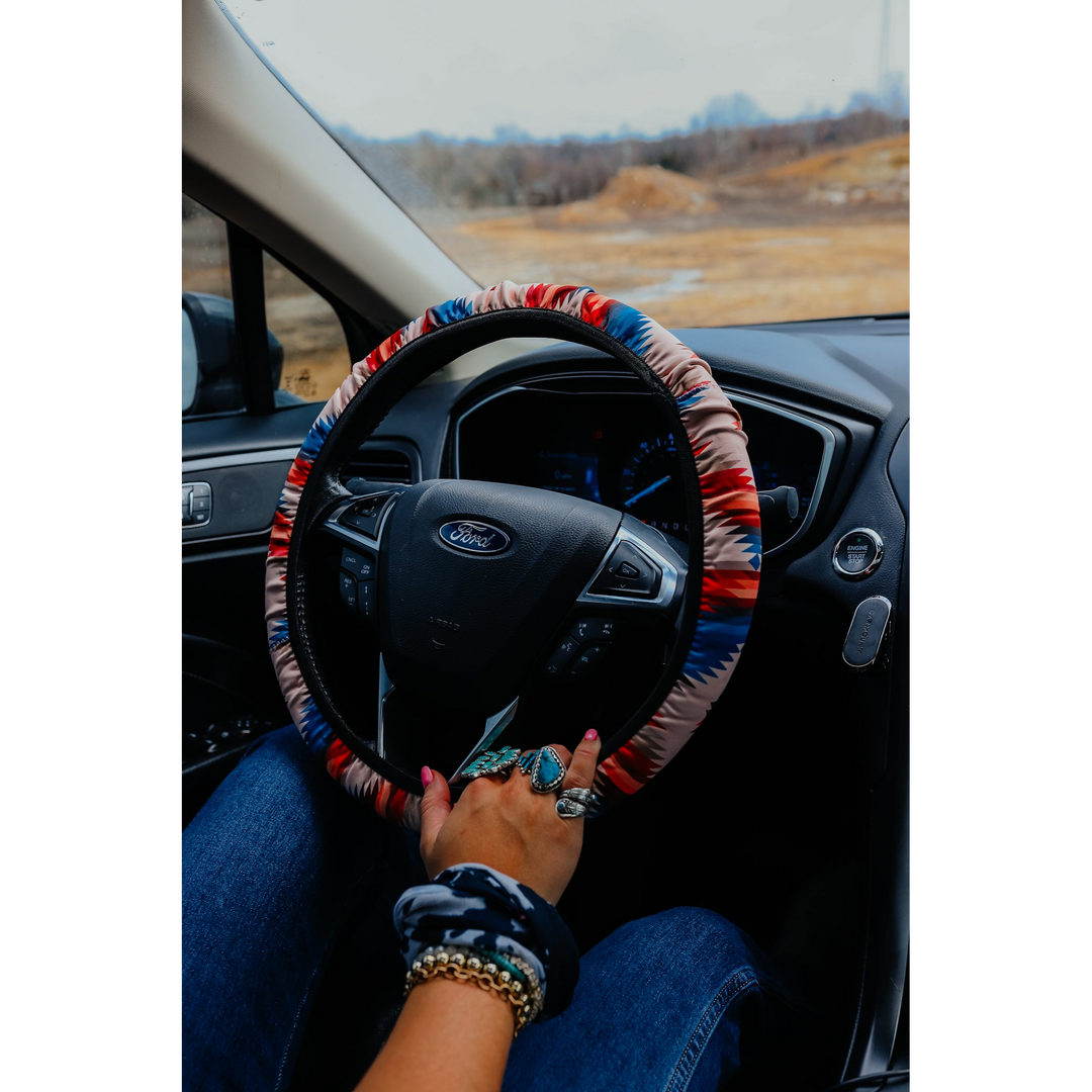Front Porch Steering Wheel Cover - Assorted Colours - Irvine Tack &amp; Western Wear