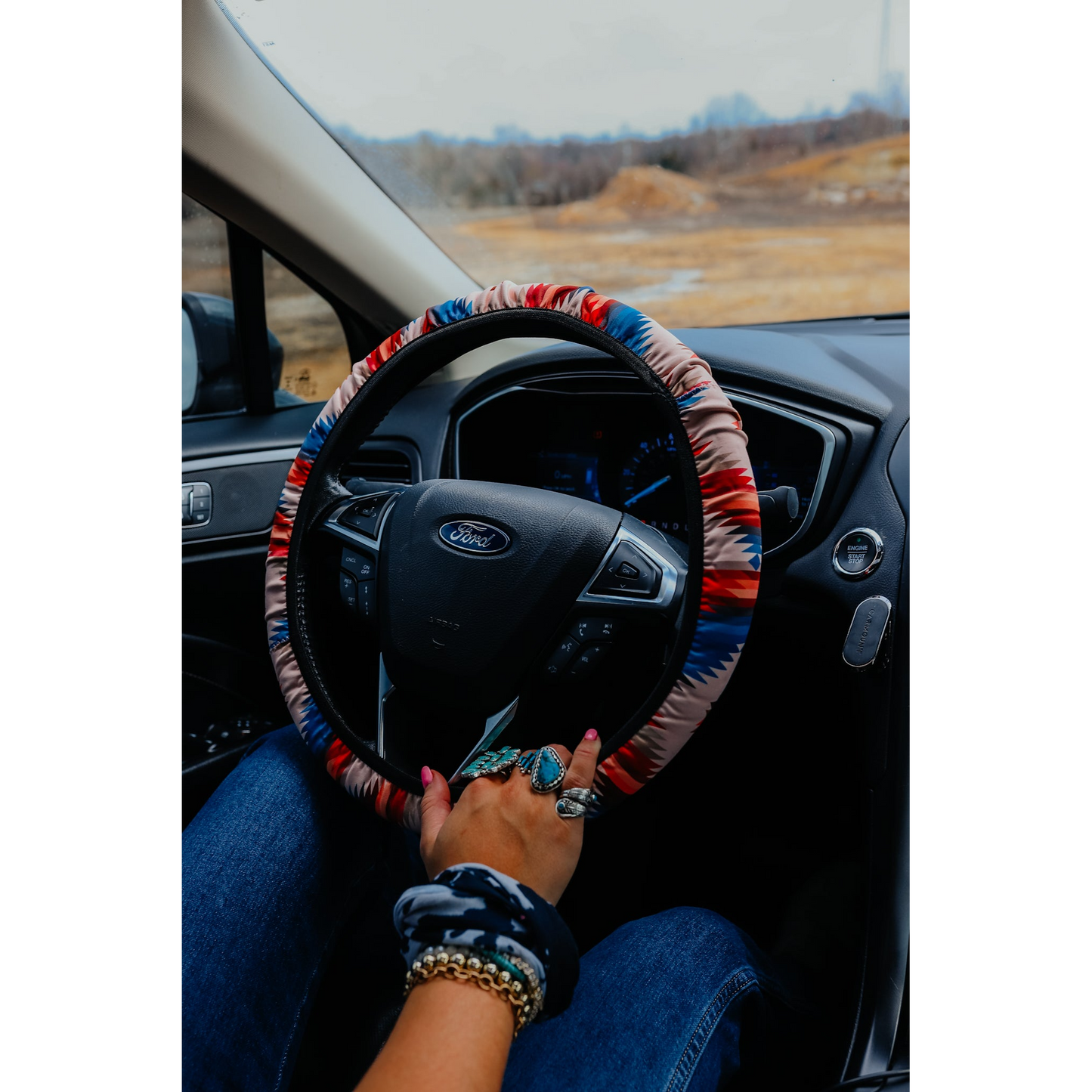 Front Porch Steering Wheel Cover - Assorted Colours