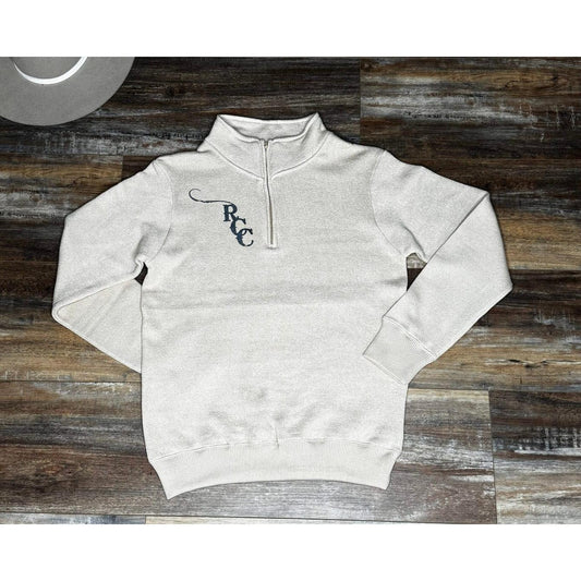 Rough Country Cowboys  Women's Long Sleeve 3/4 zip Fleece Sweater-