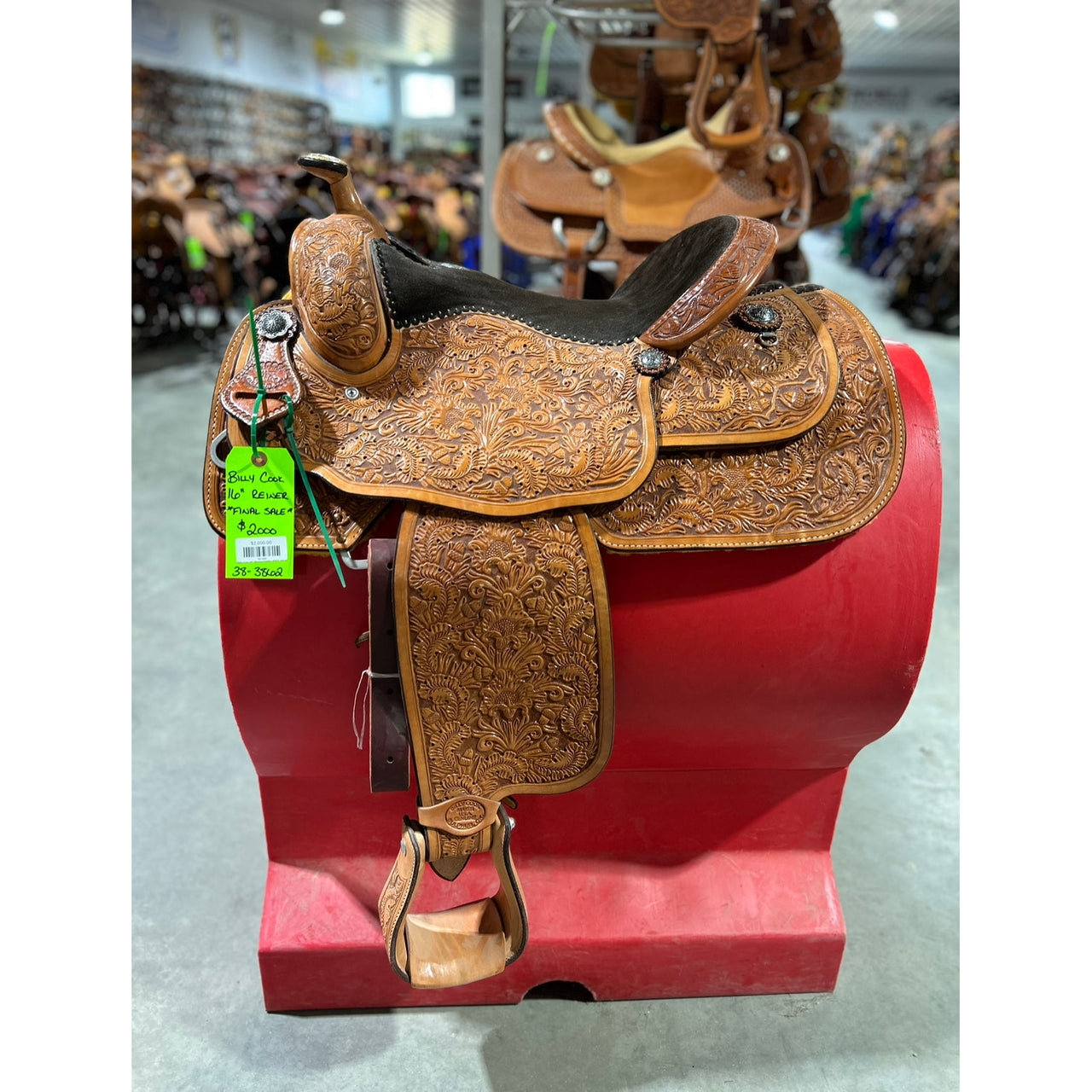Billy Cook 16"  Reining Saddle - FINAL SALE