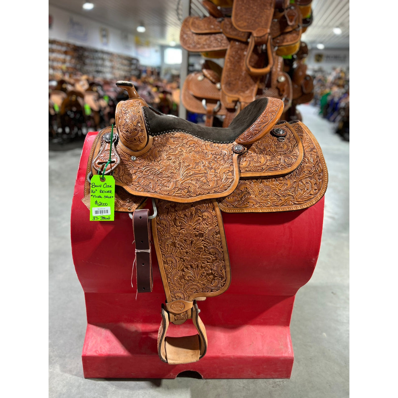 Billy Cook  16"  Reining Saddle - FINAL SALE