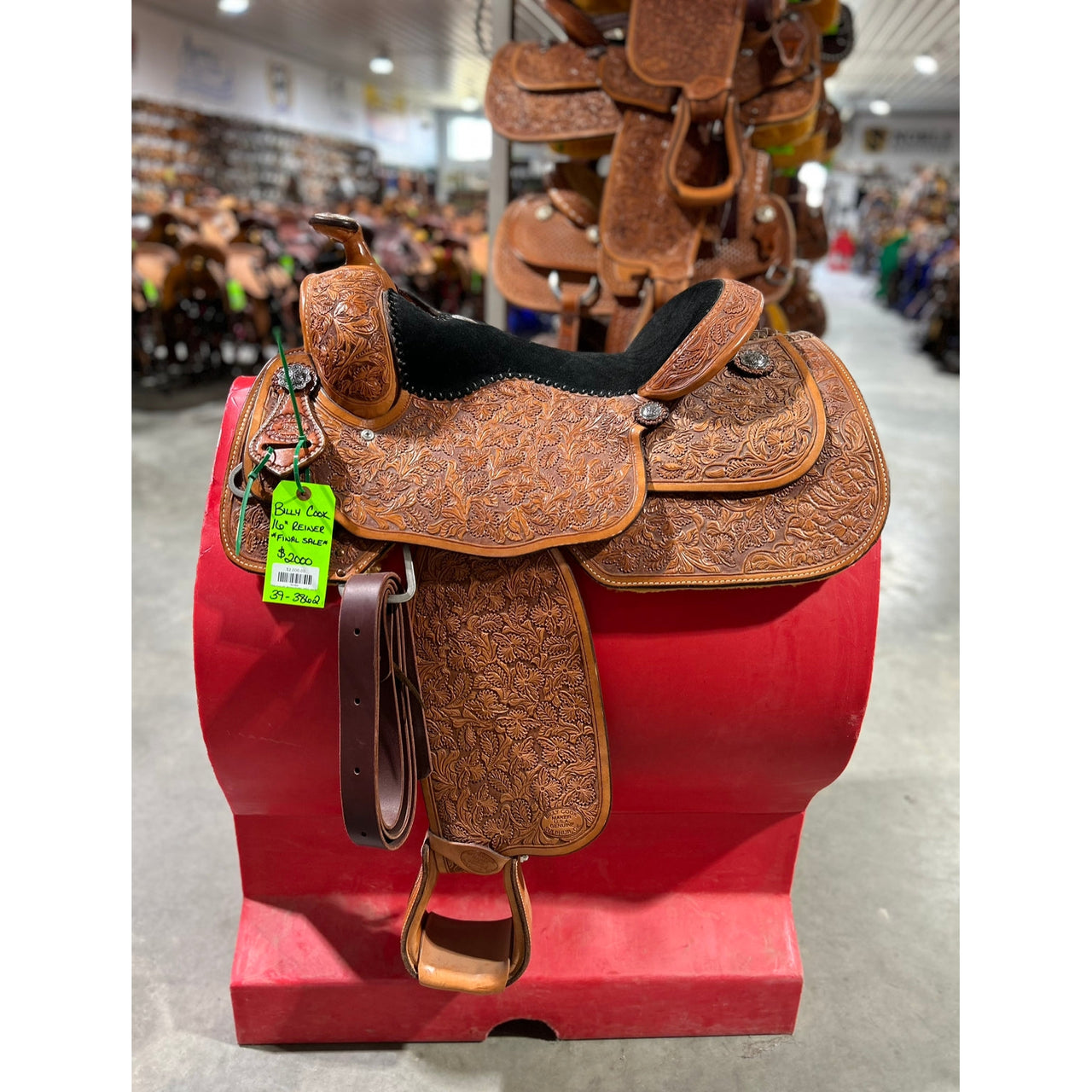 Billy Cook 16"  Reining Saddle - FINAL SALE