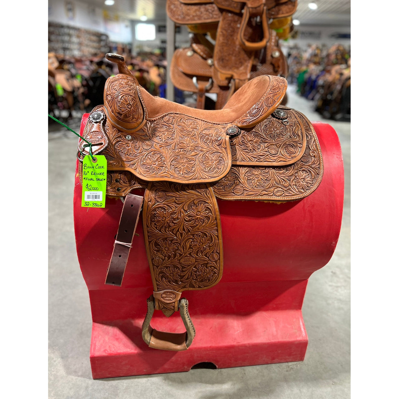 Billy Cook 16"  Reining Saddle - FINAL SALE