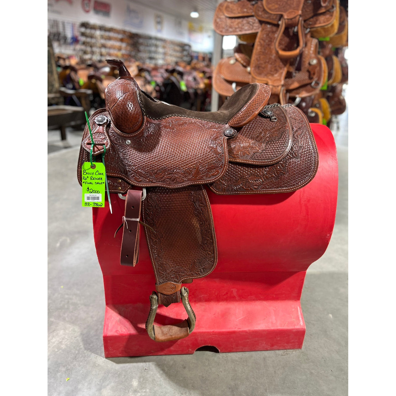 Billy Cook 16" Reining Saddle - FINAL SALE