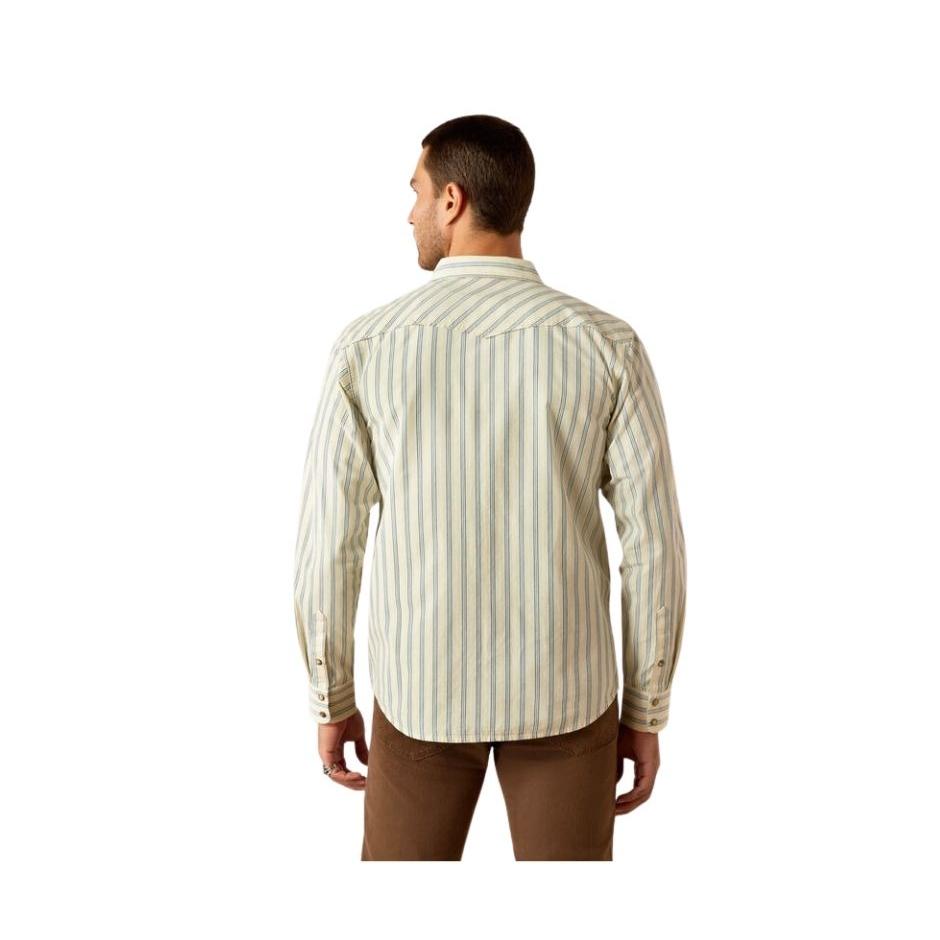 Ariat Men's Long Sleeve Hanford Retro Fit Shirt - Cream