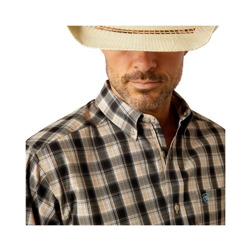 Ariat Men's Long Sleeve Pro Series Garrett Classic Fit Shirt - Black