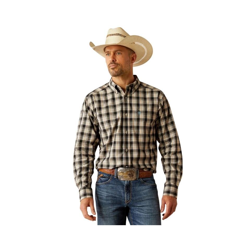 Ariat Men's Long Sleeve Pro Series Garrett Classic Fit Shirt - Black