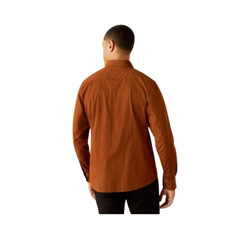 Ariat Men's Mickey Modern Long Sleeve Shirt - Brown