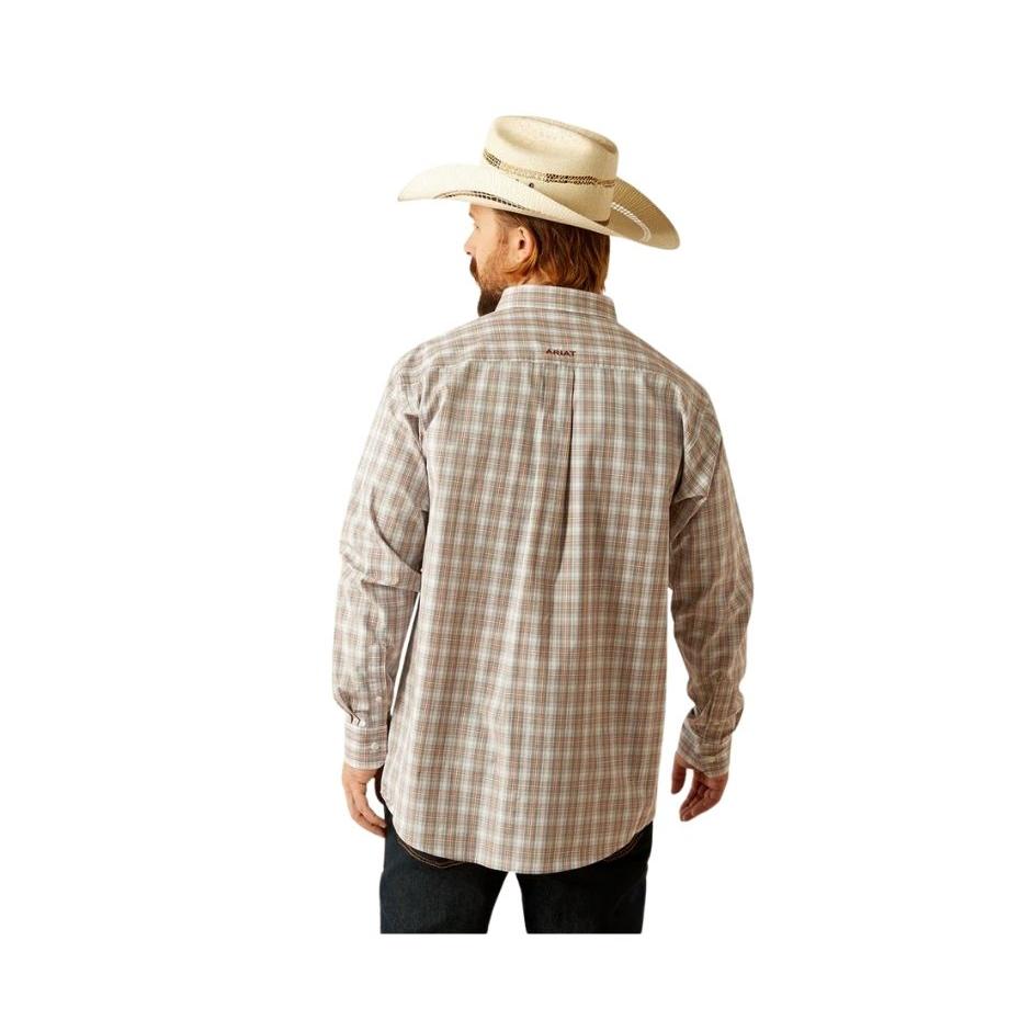 Ariat Men's Long Sleeve Pro Series Classic Fit Shirt- Grey