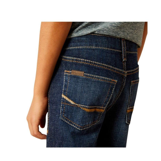 Ariat Boy's B4 Relaxed Rolland  Boot Cut Jeans - Pima