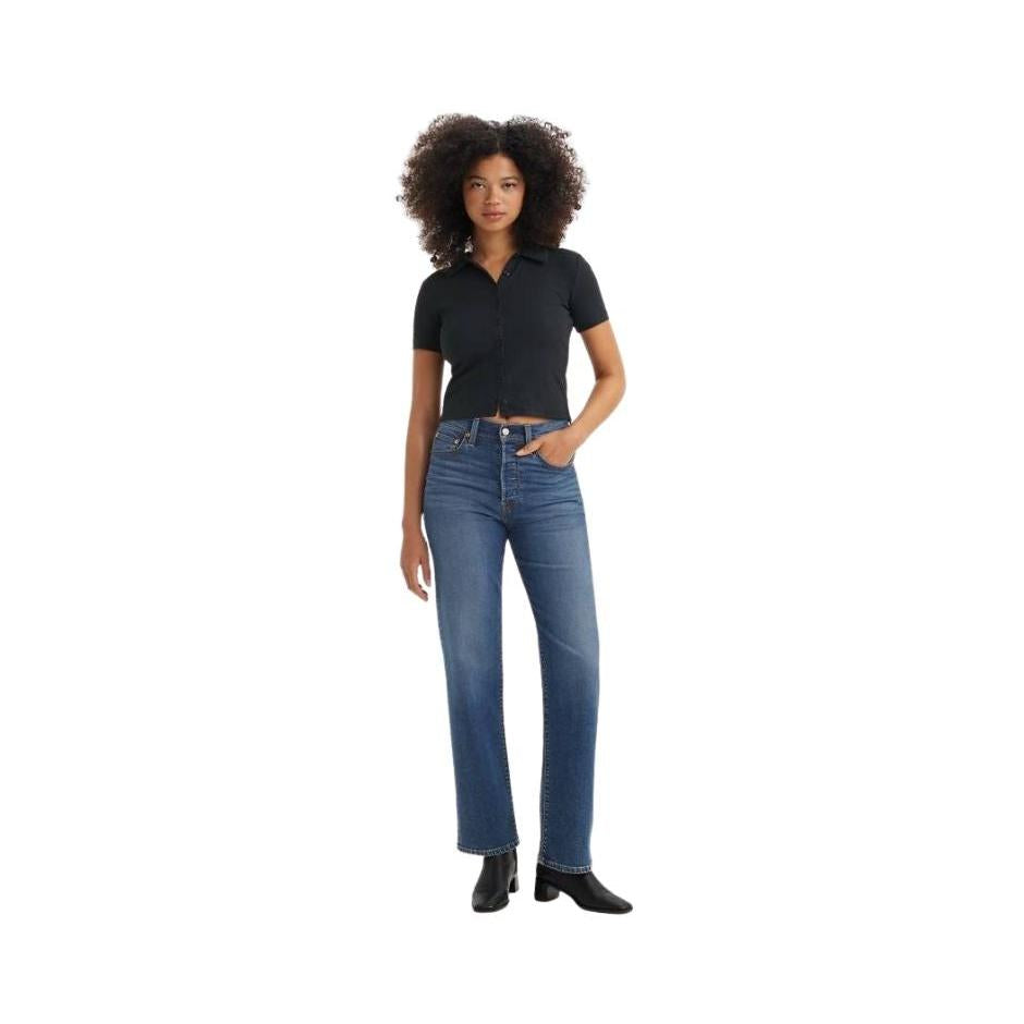 Levi Women's Ribcage Full Length Jeans