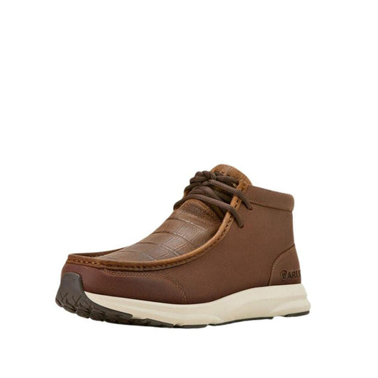 Ariat Men's Spitfire- Brown Crocodile Print