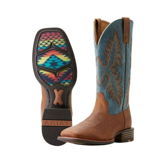 Ariat Men's Hudson Wicker Cowboy Boot- Wicker Brown