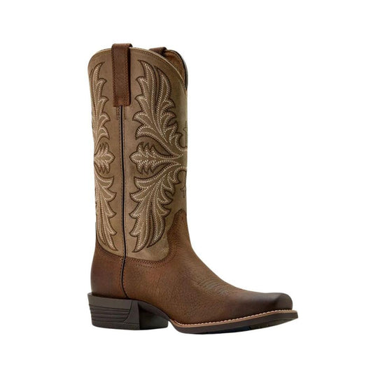 Ariat Men's Hustler Cowboy Boot- Earth