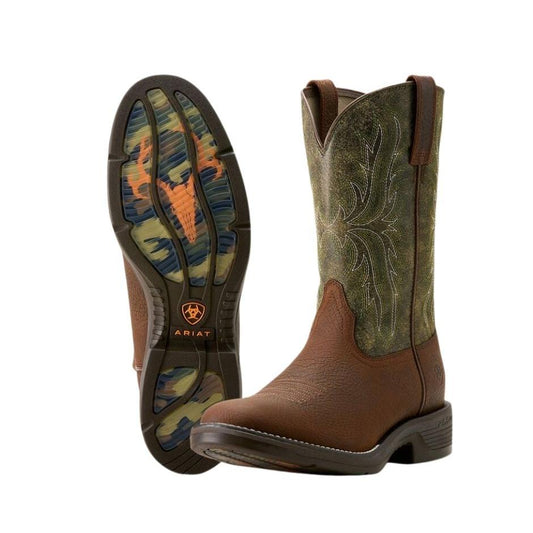 Ariat Men's Ridgeback Round Toe Cowboy Boots - Toffee Brown