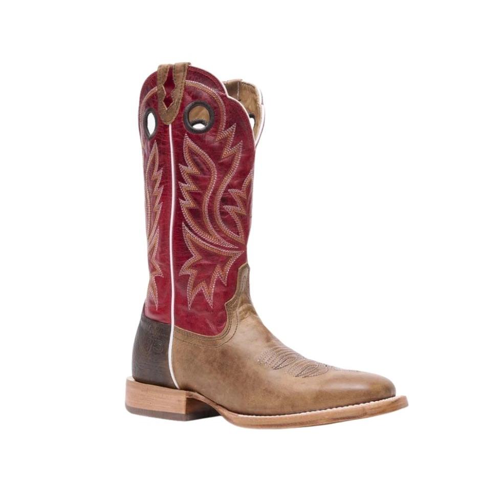 Durango Men's PRCA Collection Bison Western Boots - Sand Tobacco/Cayenne