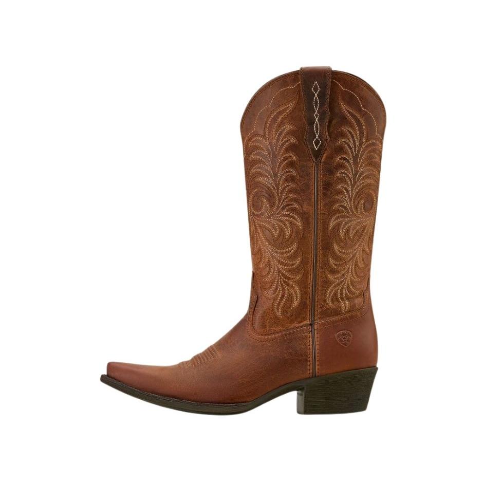 Ariat Women's Heritage X Toe Western Boot- Rich Oak