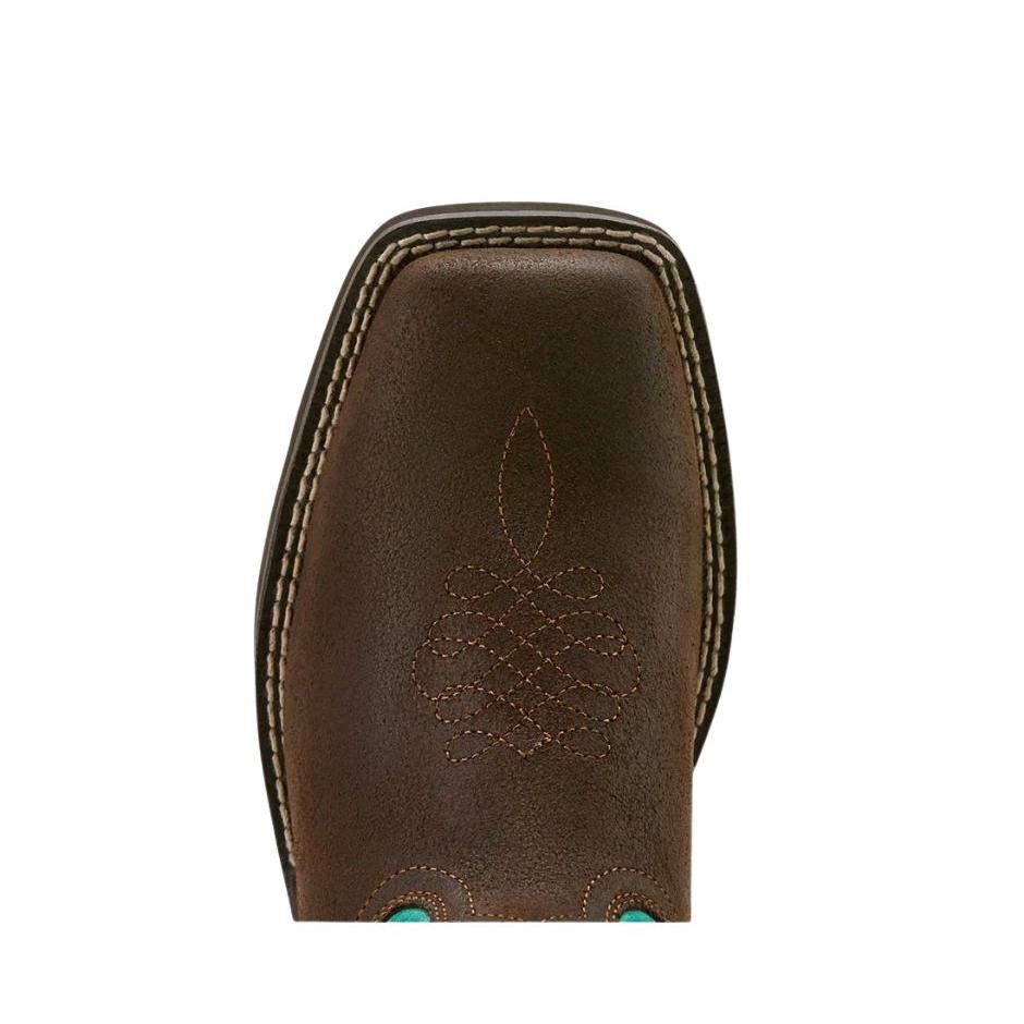 Ariat Women's Wide Square Toe Western Boot- Worn Hickory