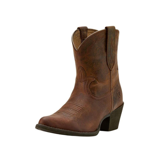 Ariat Women's Maggie J Toe Western Boot- Sassy Brown