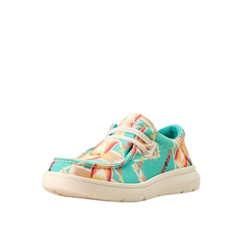 Ariat Youth Hilo Shoes - Turquoise Tempe