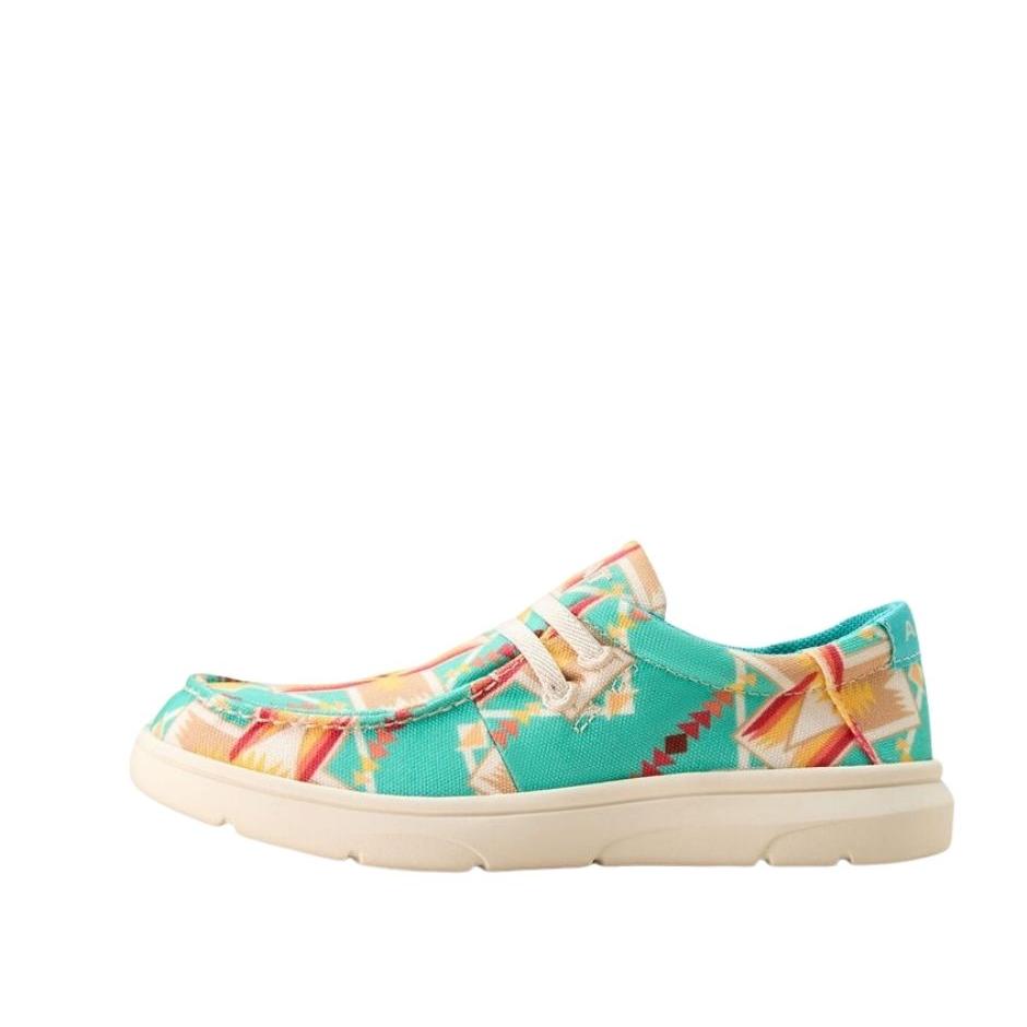Ariat Youth Hilo Shoes - Turquoise Tempe
