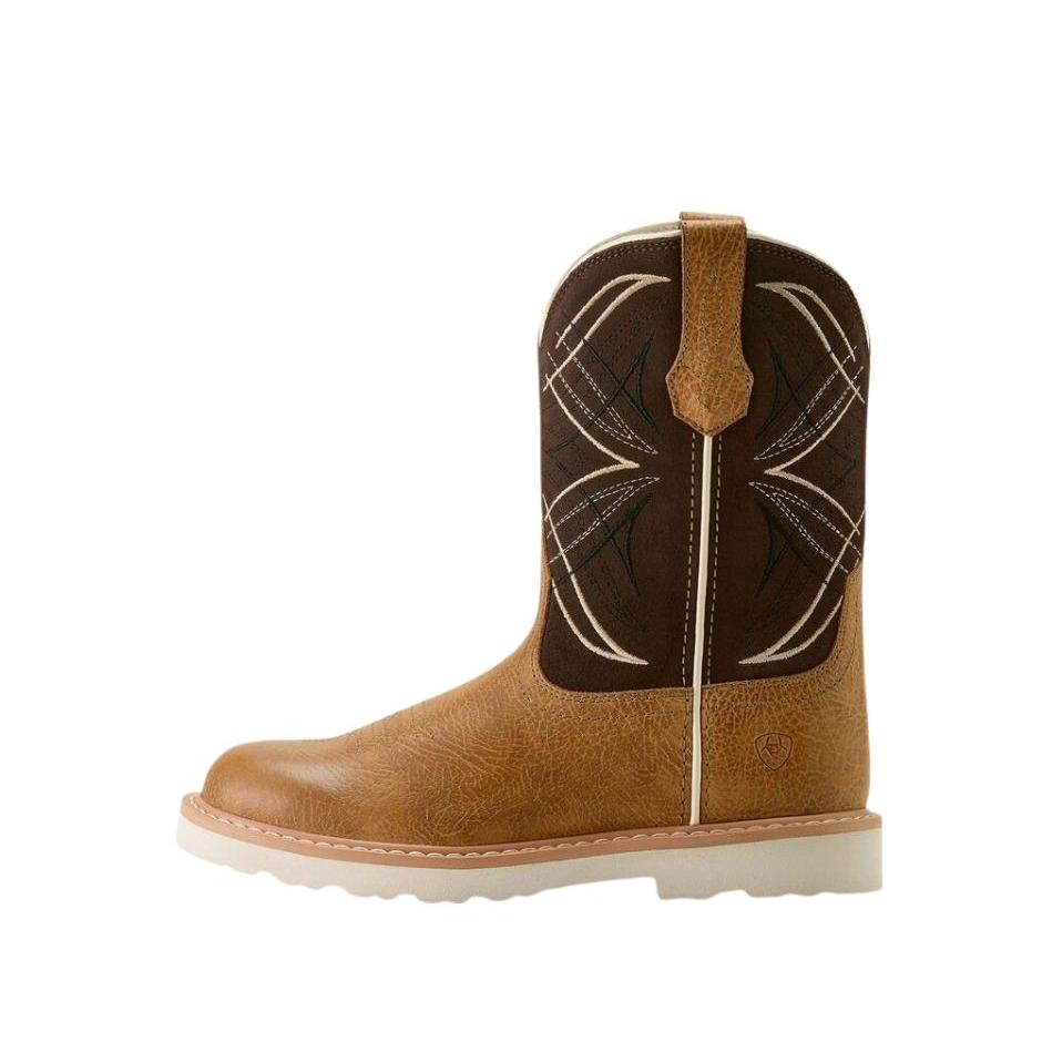 Ariat Youth Activate Round Toe Western Boot - Cottage