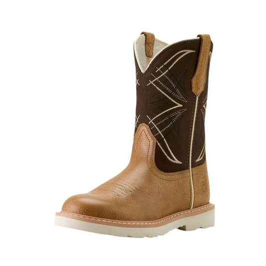 Ariat Youth Activate Round Toe Western Boot - Cottage