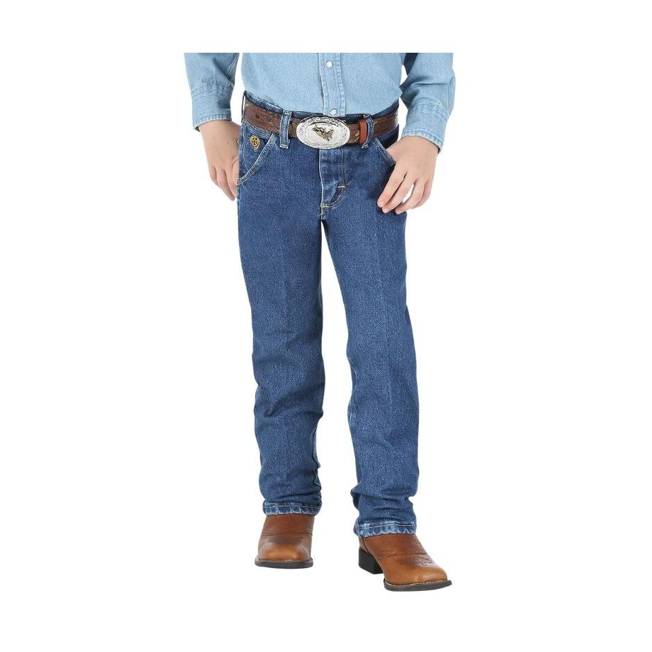 Wrangler Boy's George Strait Cowboy Cut Jean - Heavy Stonewash