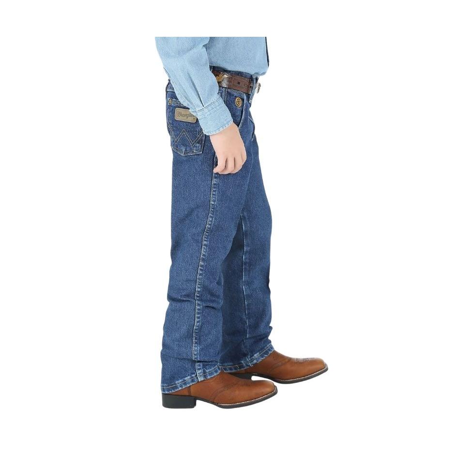 Wrangler Boy's George Strait Cowboy Cut Jean - Heavy Stonewash